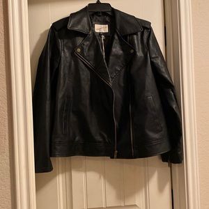 Faux Leather Jacket